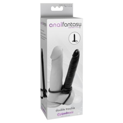 Pipedream - Anal Fantasy Collection - Double Trouble  - Black 