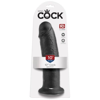 Pipedream - King Cock - 10" Cock  - Black