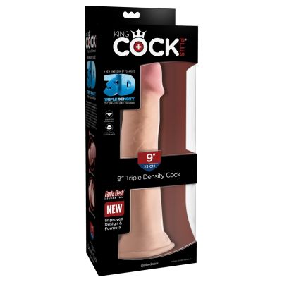 Pipedream - King Cock Plus  - 9" Triple Density Cock - Light