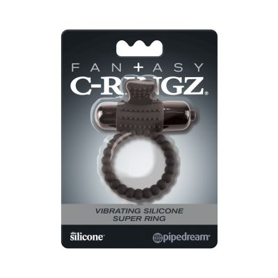 Pipedream - Fantasy C-Ringz  - Vibrating Silicone Super Ring  - Black