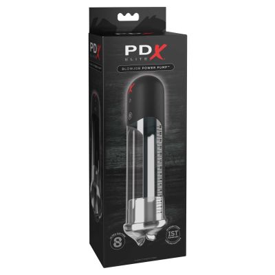 Pipedream - PDX Elite - Blowjob Power Pump  - Clear/Black
