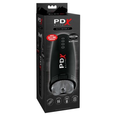Pipedream - PDX Elite - Motorbator 2  - Clear/Black