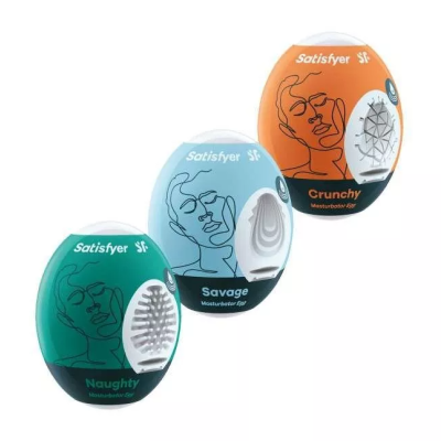 Satisfyer 3er Set Naughty, Savage, Crunchy - Assorted