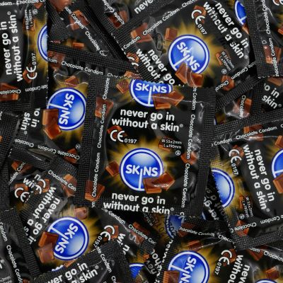 Skins Condoms Chocolate FOIL (BAG 500)