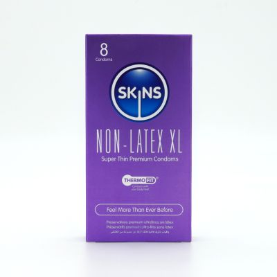 Skins Condoms Non-Latex XL 8 Pack